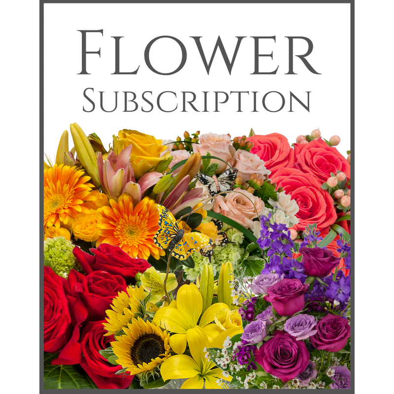 Monthly Colorful Box Seasonal Flowers Subscription Monthly Colorful Box Seasonal Flowers Subscription