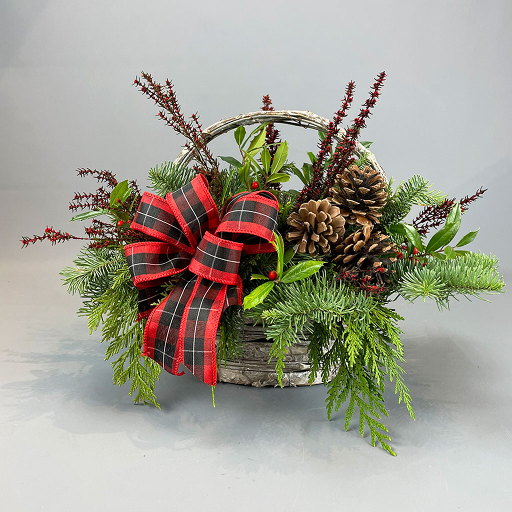 Basket of Cheer by Rathbone's Flair Flowers