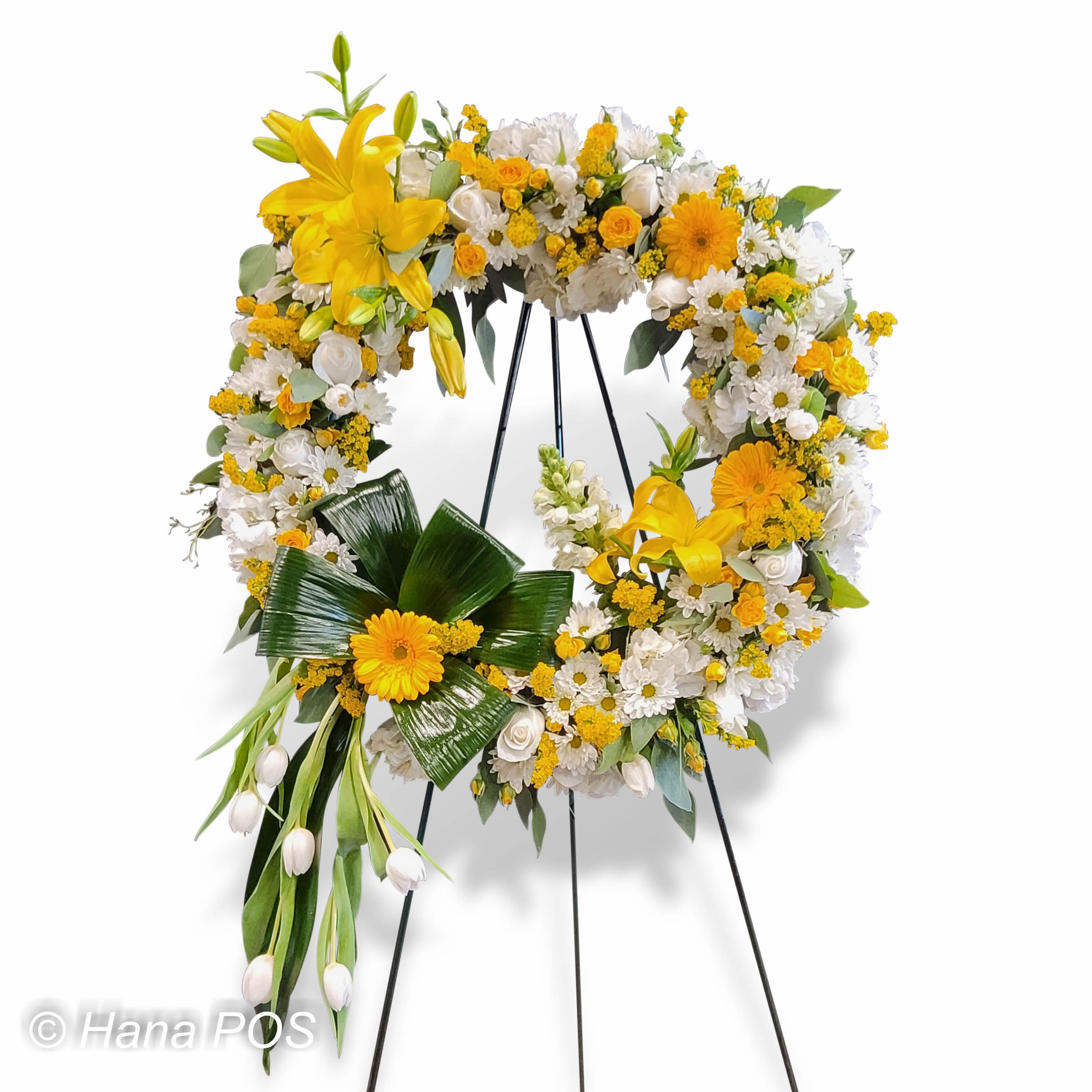 Sunrise Standing Spray Flower Delivery New Iberia LA Breaux's Flowers