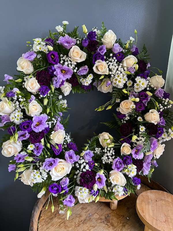 Splendor Sympathy Wreath Flower Delivery West Roxbury Massachusetts