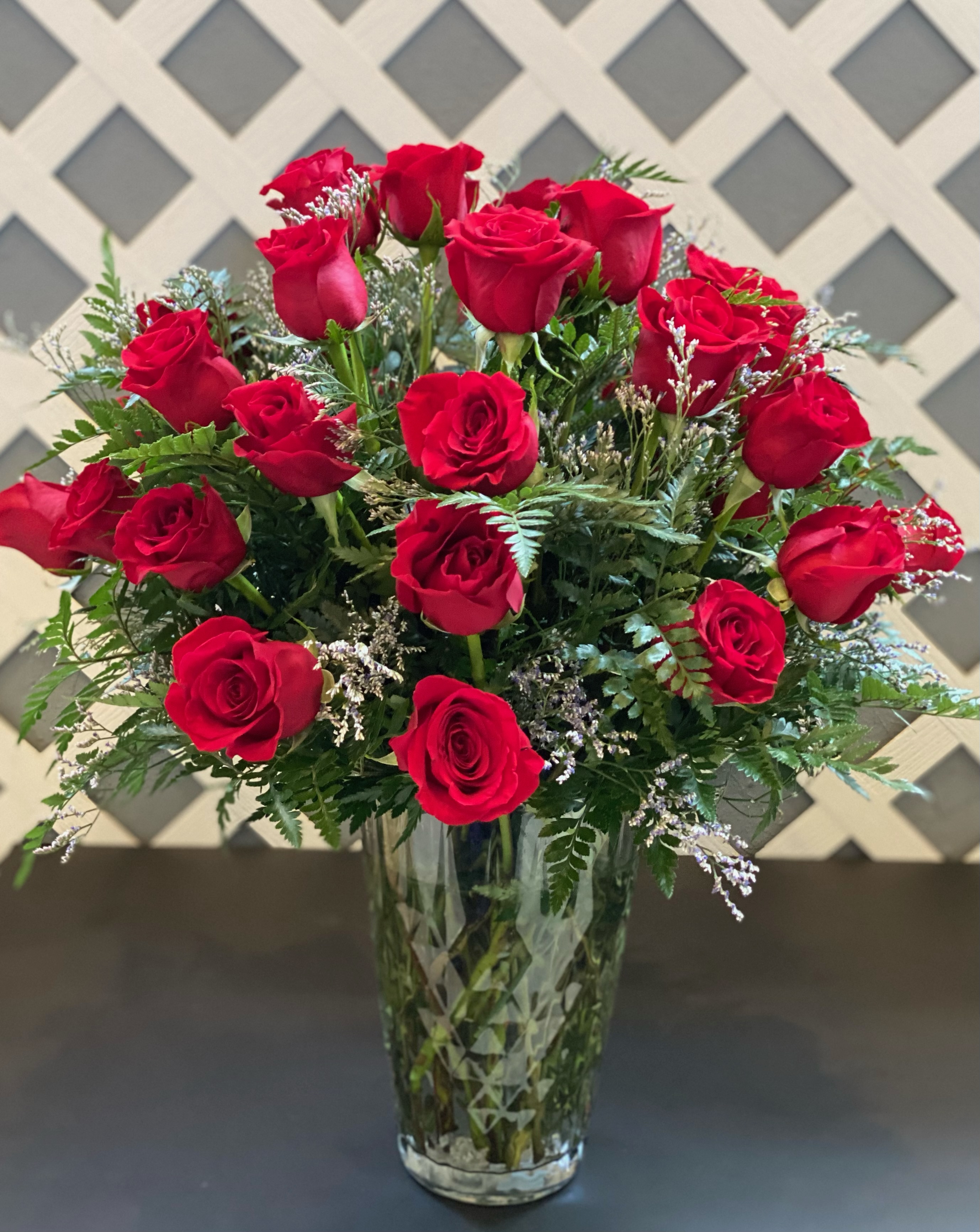Red Roses Flower Delivery Stillwater OK Garden Party Florist