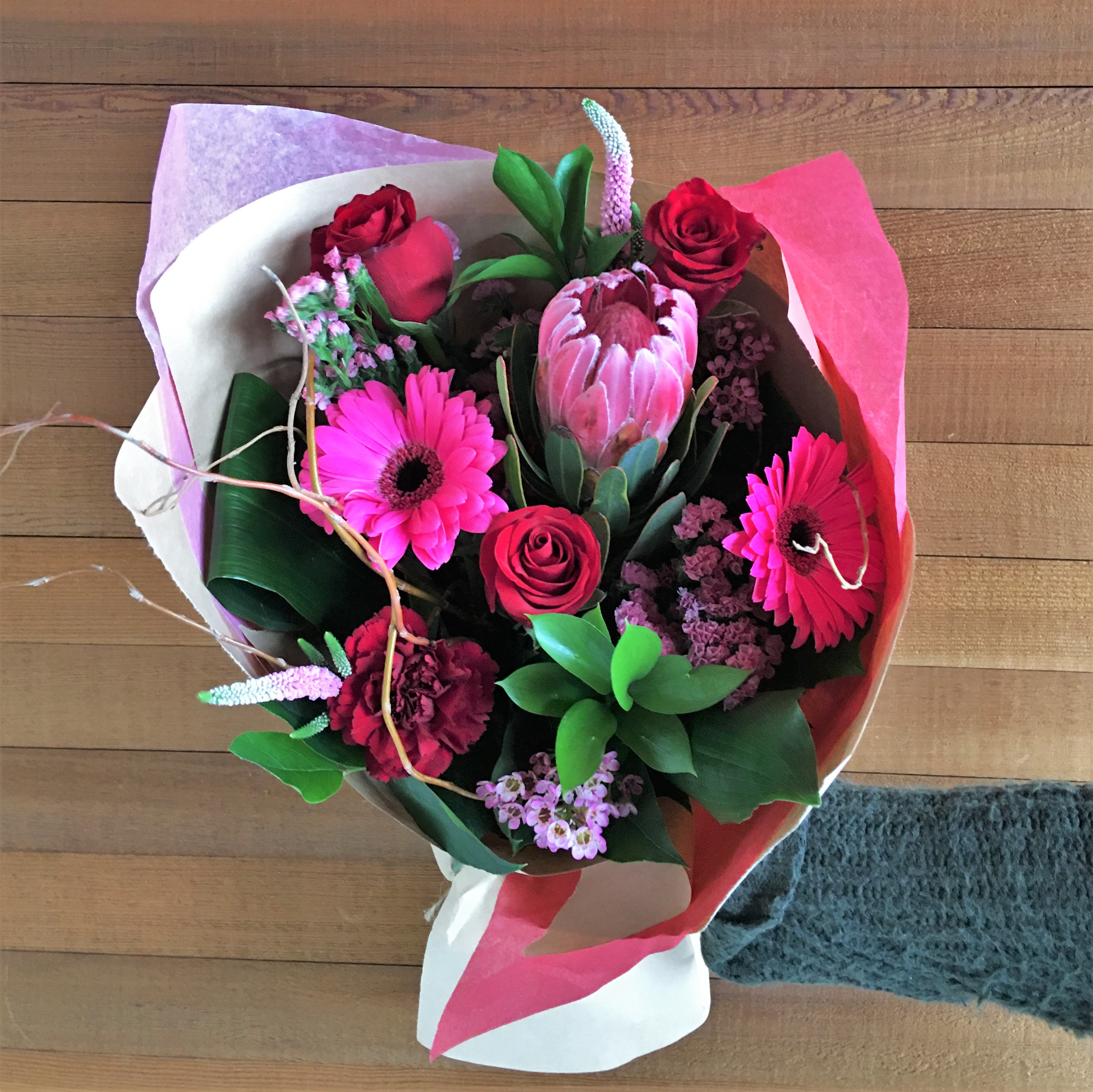 Mon Amour Flower Delivery Victoria BC Poppies Floral Art