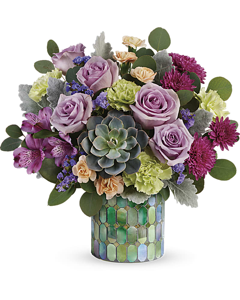 Teleflora Chevy With Roses Teleflora's Marvelous Mosaic Bouquet - Teleflora