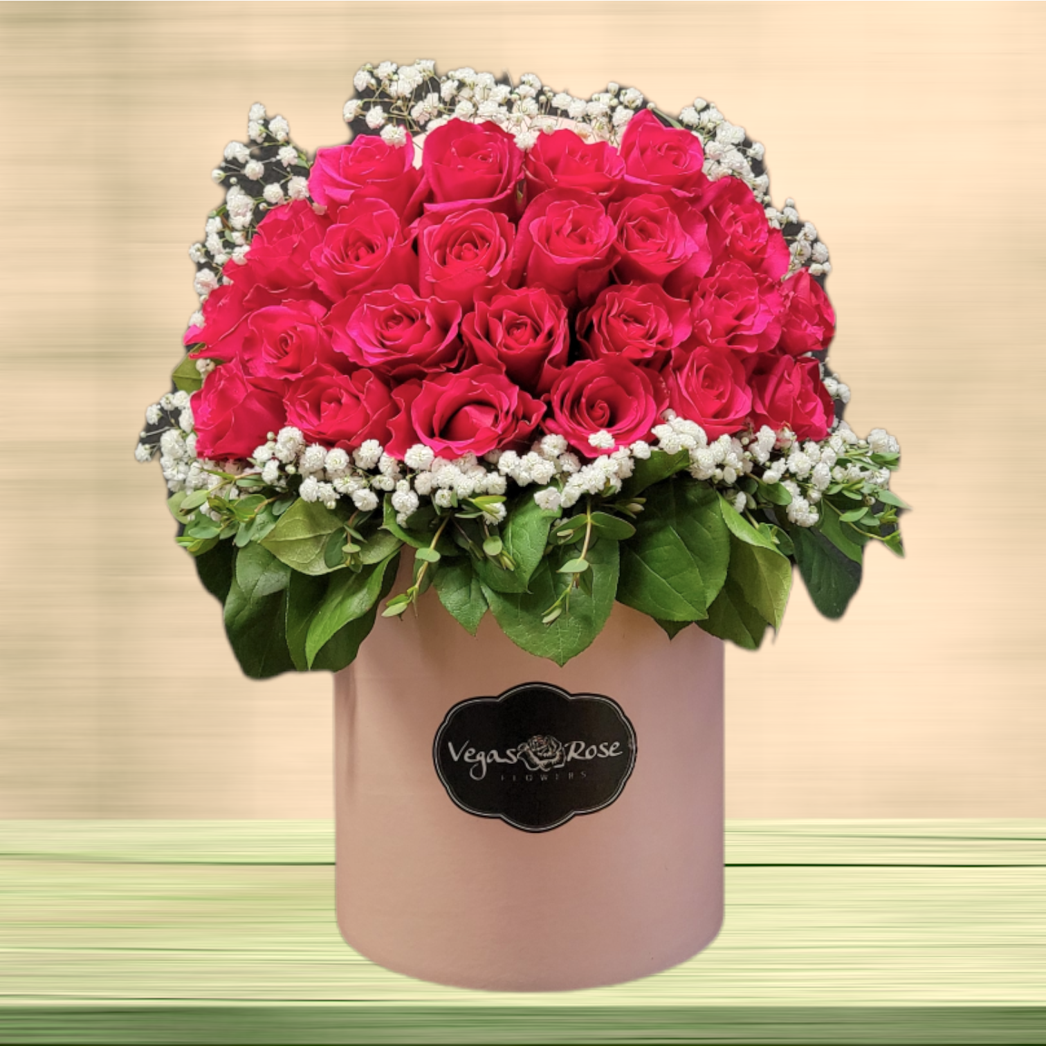Pink Rose Box, Las Vegas Flower Delivery Shop
