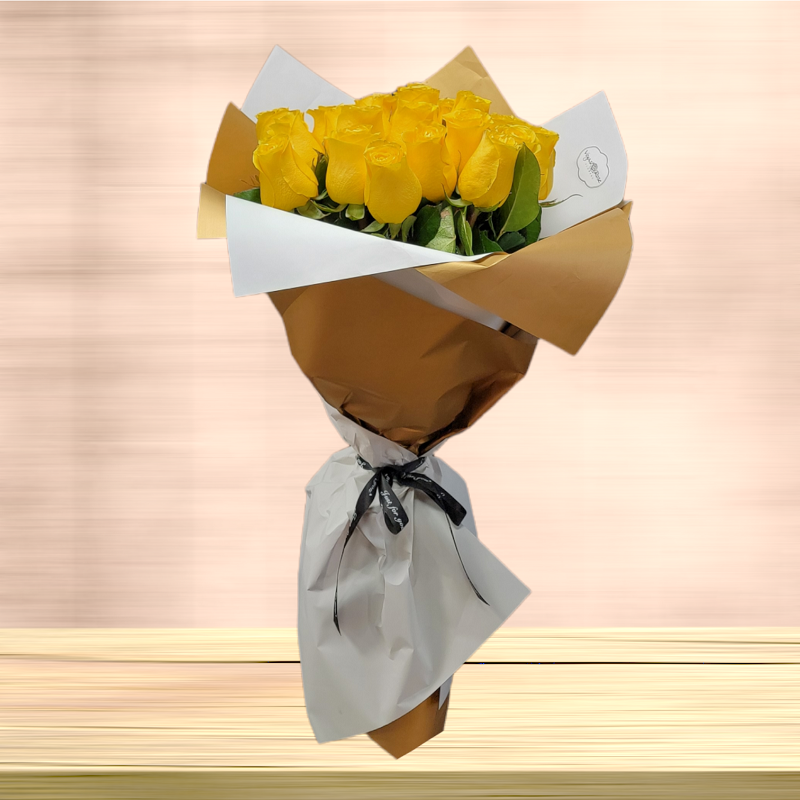 YELLOW ROSE BOUQUET Flower Delivery Las Vegas NV Vegas Rose Flowers