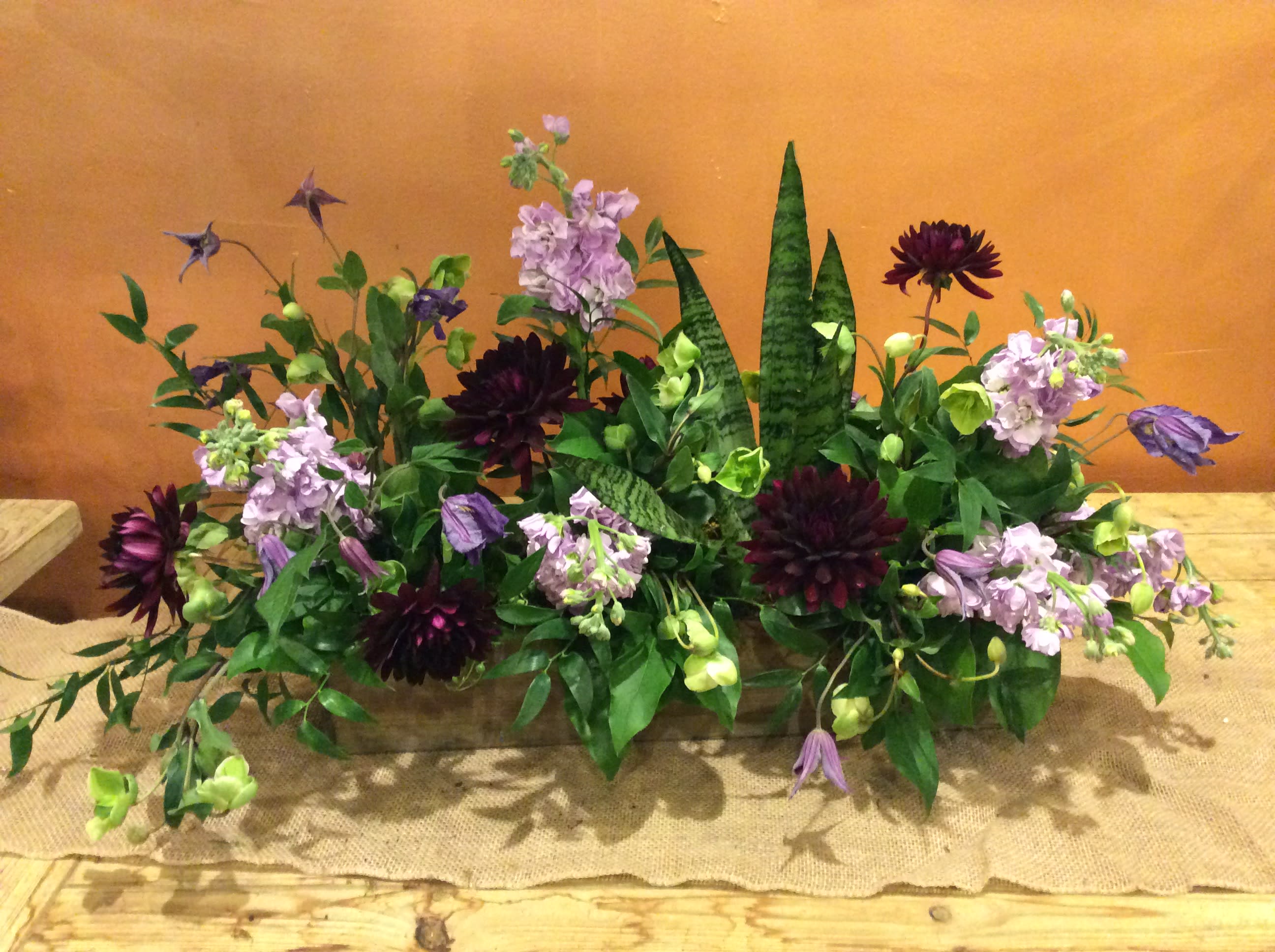 Wild Flower Arrangement - Artificial Green