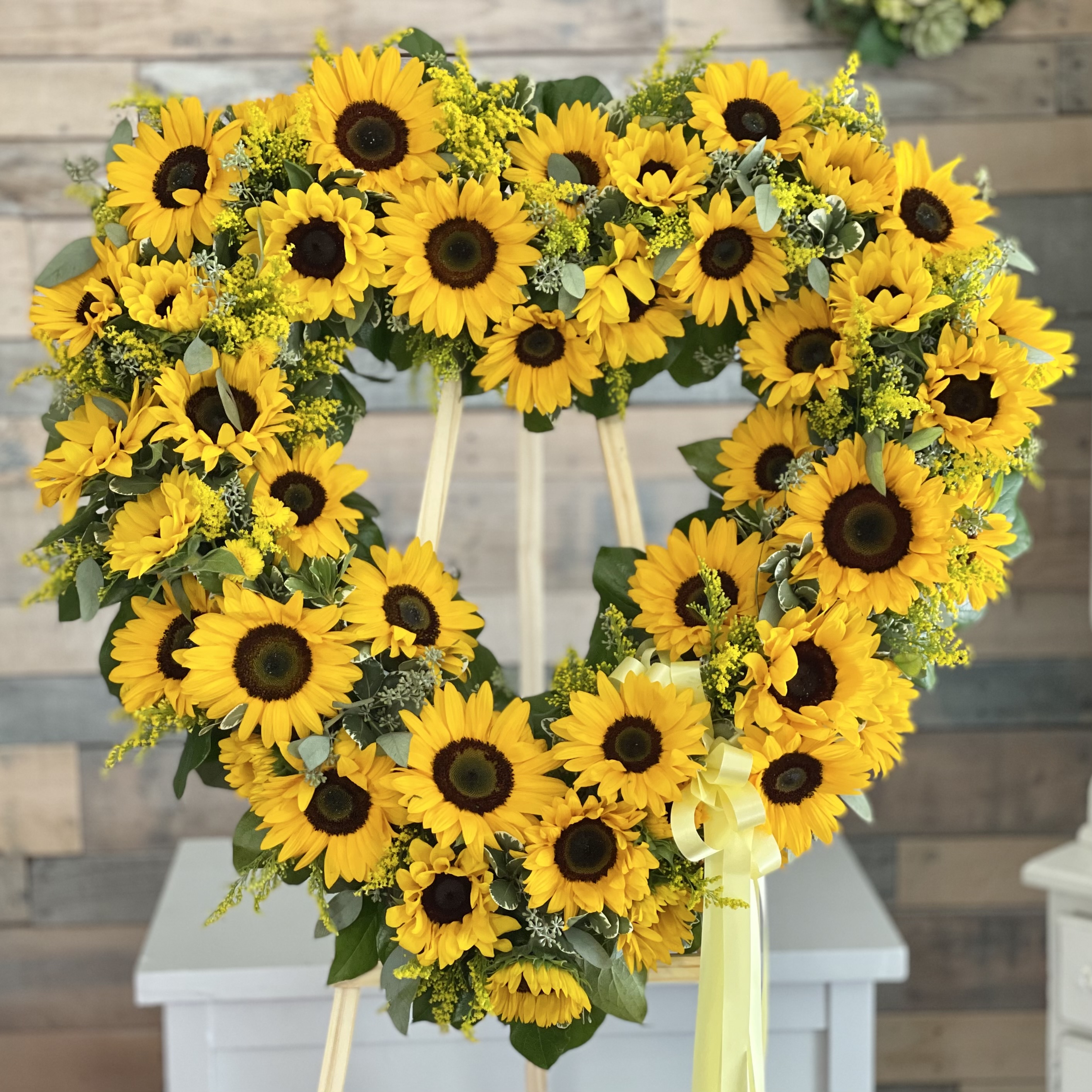 Pastel Heart Wreath