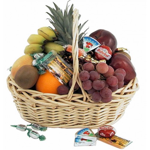 Fruit And Cheese Basket 