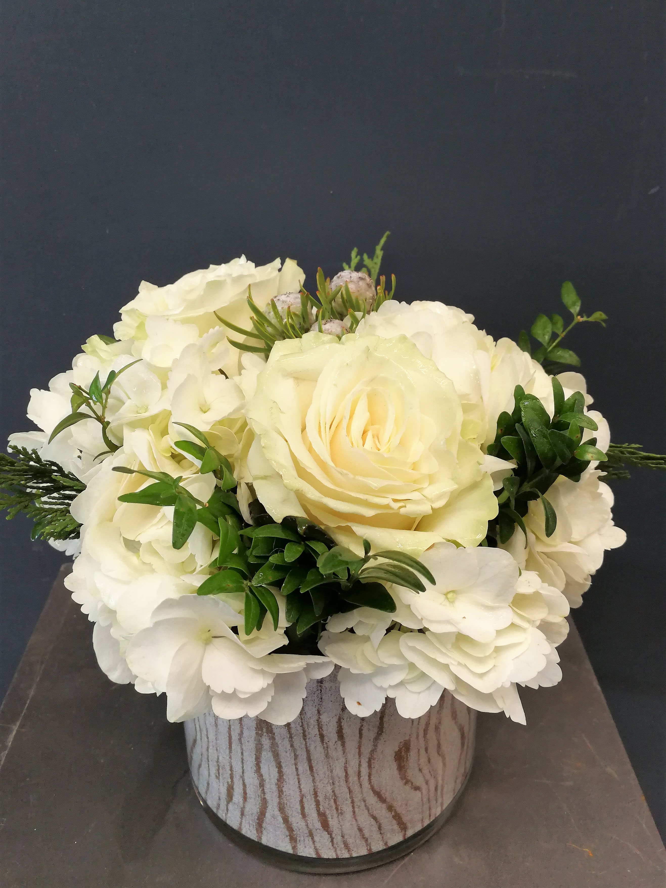 Winters Snow in Evanston, IL Preston's Florist