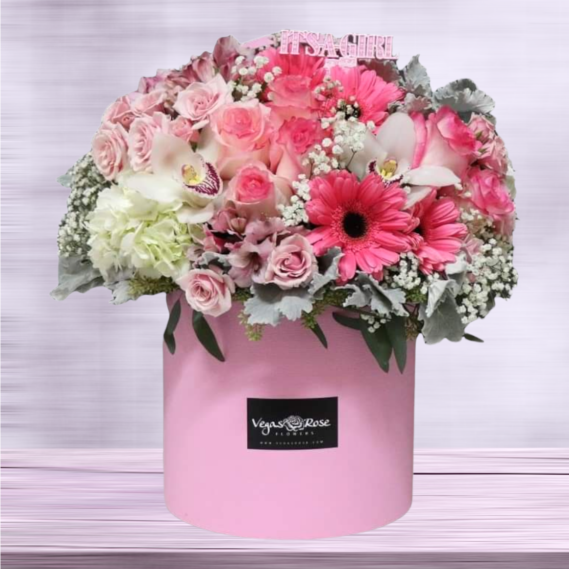 IT'S A GIRL Flower Delivery Las Vegas NV Vegas Rose Flowers