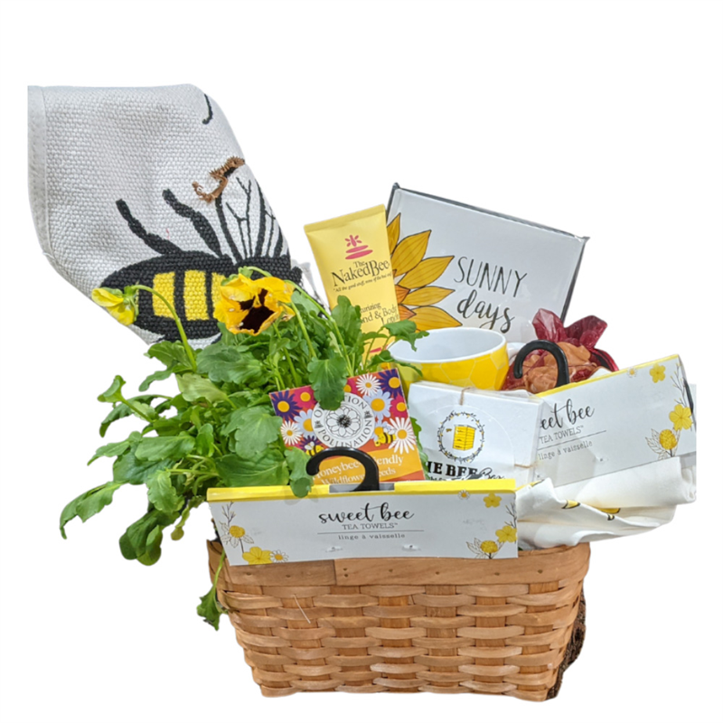 Bee Happy Kitchen Housewarming Gift Basket