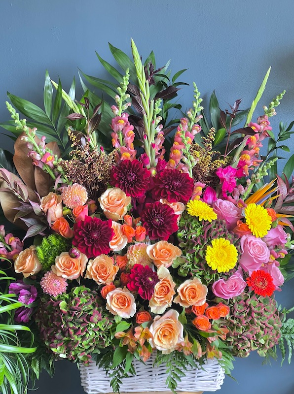 Cherished Memories Sympathy Basket Flower Delivery Roslindale