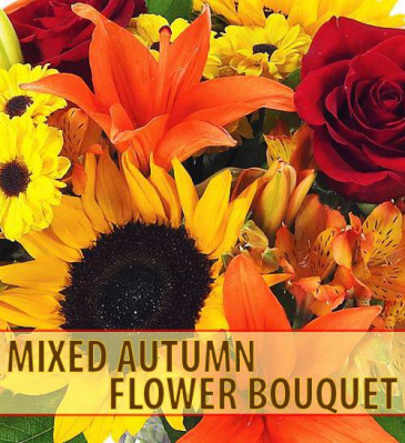 Designer Choice Thanksgiving Wrapped Bouquet 