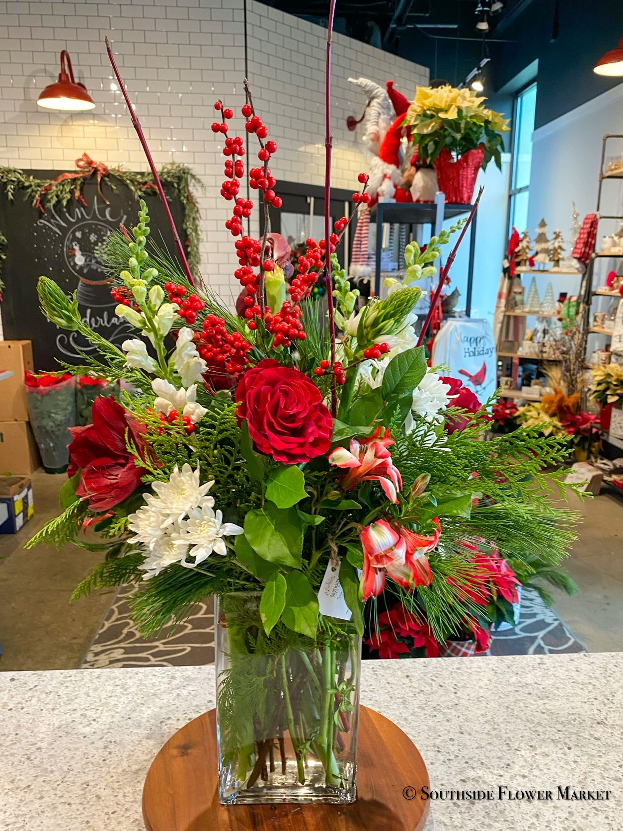 Holiday Arrangement Flower Delivery Grand Rapids MI Southside Flower