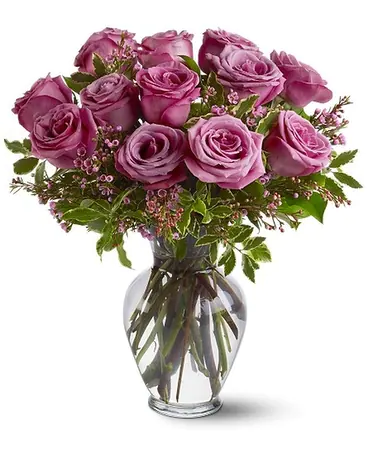 Dozen Lavender Roses Flower Delivery Tucker GA - Tucker Flower Shop