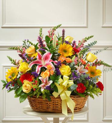 Beautiful Basket to Say Happy Birthday : Easley, SC Florist : Same Day  Flower Delivery for any occasion