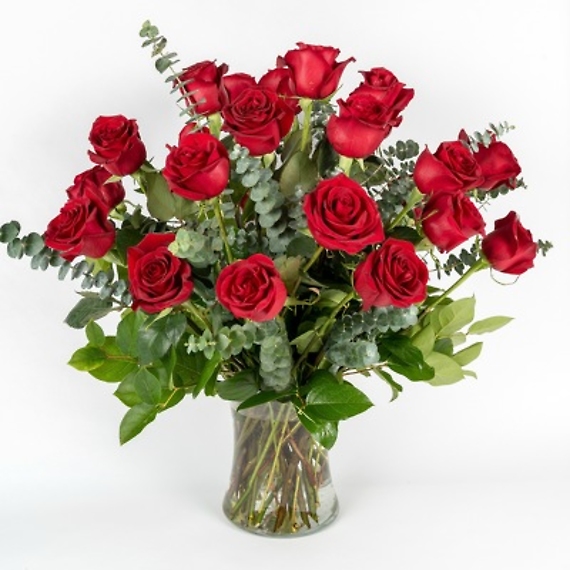 Two Dozen Roses arranged by a florist in Lynchburg, VA Bloom by Doyles