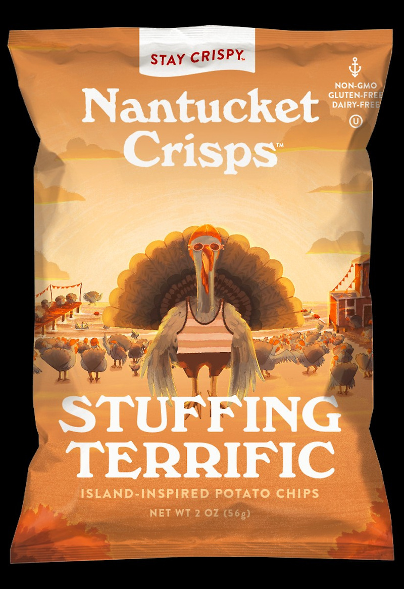 Nantucket Crisps Stuffing Terrific Potato Chips