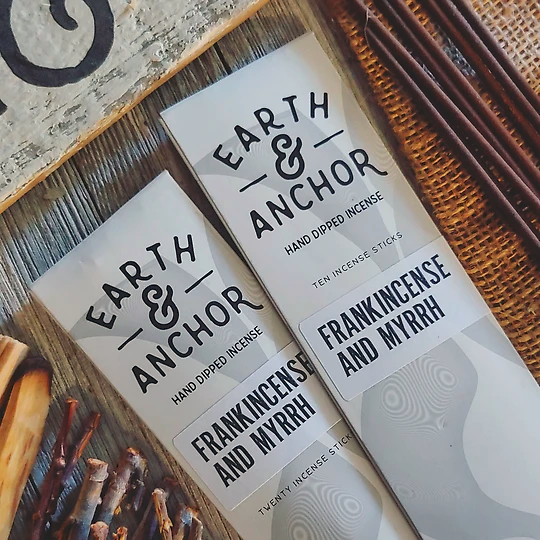 Earth & Anchor Frankincense & Myrrh Incense | 10 Sticks