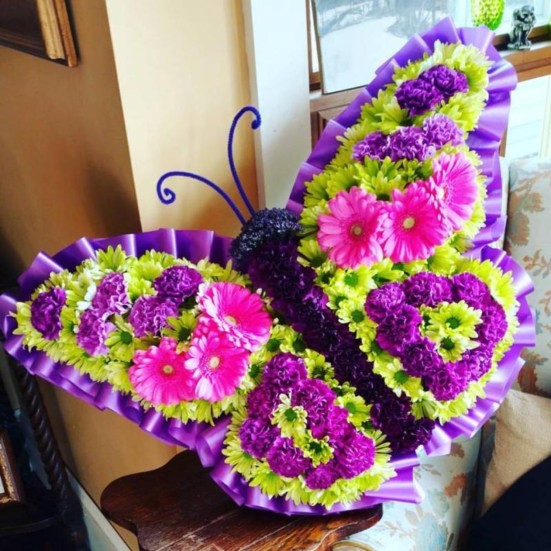 Floral Butterfly Middleboro MA Florist Wine Gift Shop Same