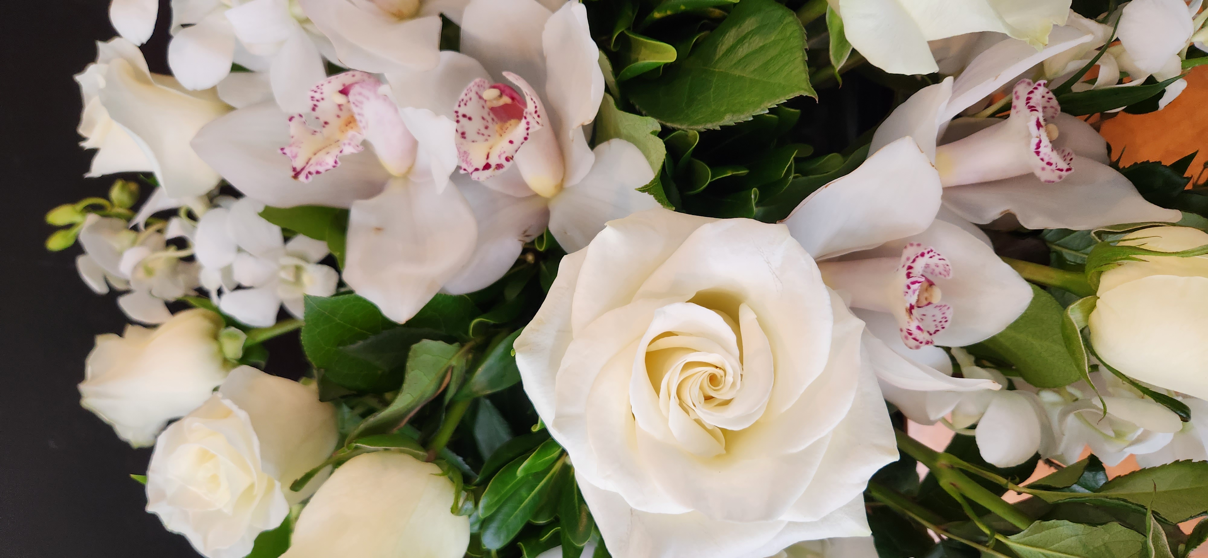 Glamorous in whites Flower Delivery Augusta ME Augusta Florist