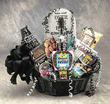 Over the Hill Birthday Gift Basket Flower Delivery Commack NY Commack Florist