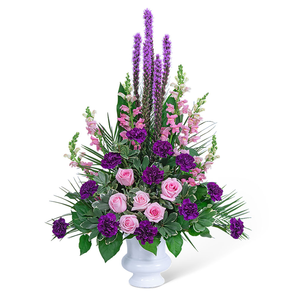 Garden of Life Urn Flower Delivery Ottawa IL Blythe Flowers