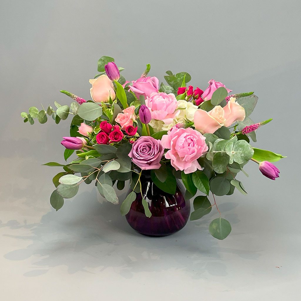 Queen for a Day by Rathbone's Flair Flowers includes premium blooms.  Available for delivery in Jenks, Tulsa, Glenpool and surrounding areas.  Same day delivery may be available. Delivered by hand by the, image size:1024x1024