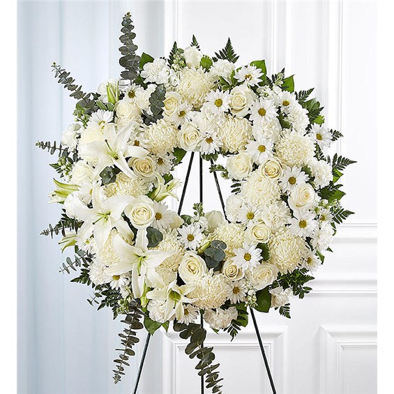 Serene Blessings Standing Wreath Red, White & Blue | Midland, TX