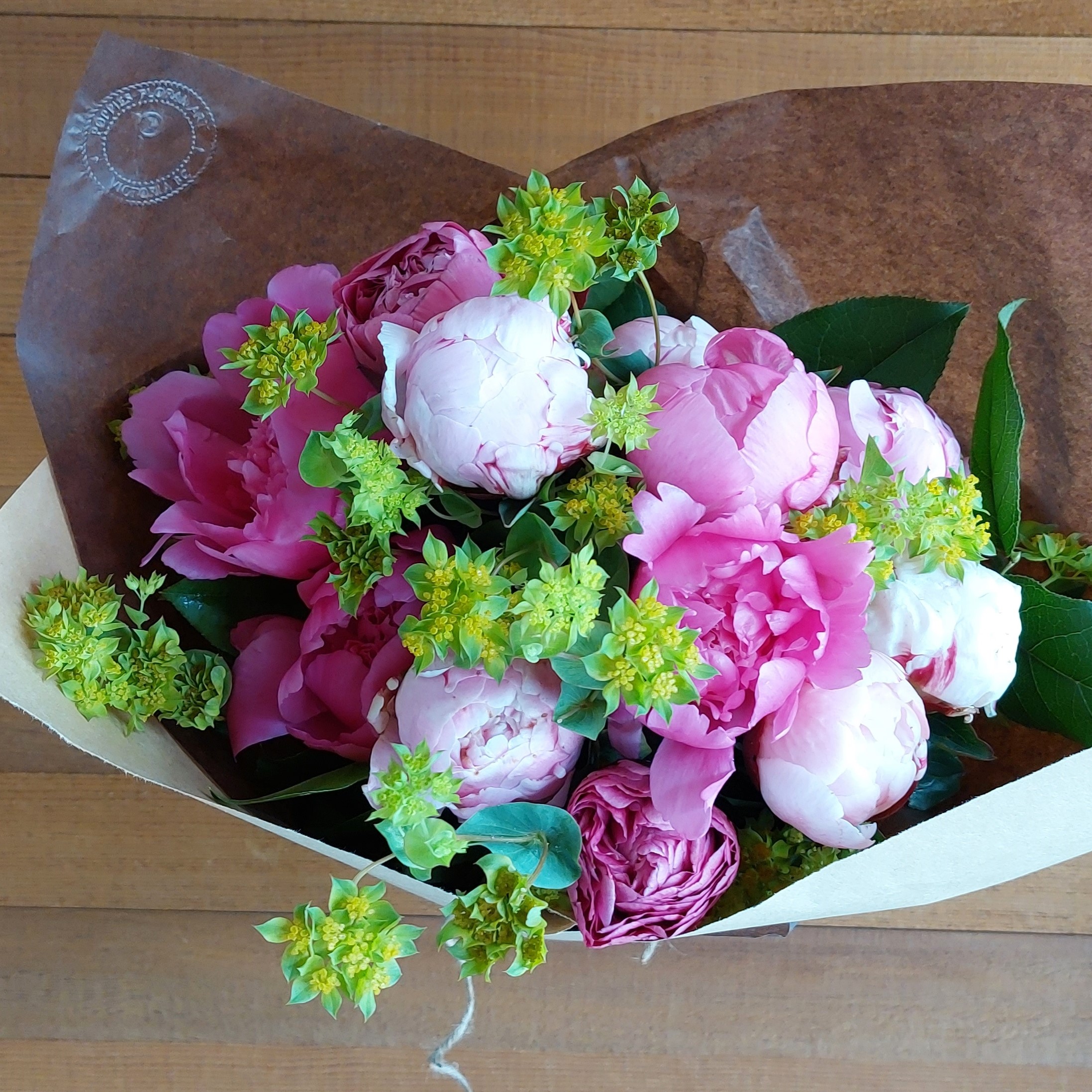 Peony Bouquet Flower Delivery Victoria BC Poppies Floral Art