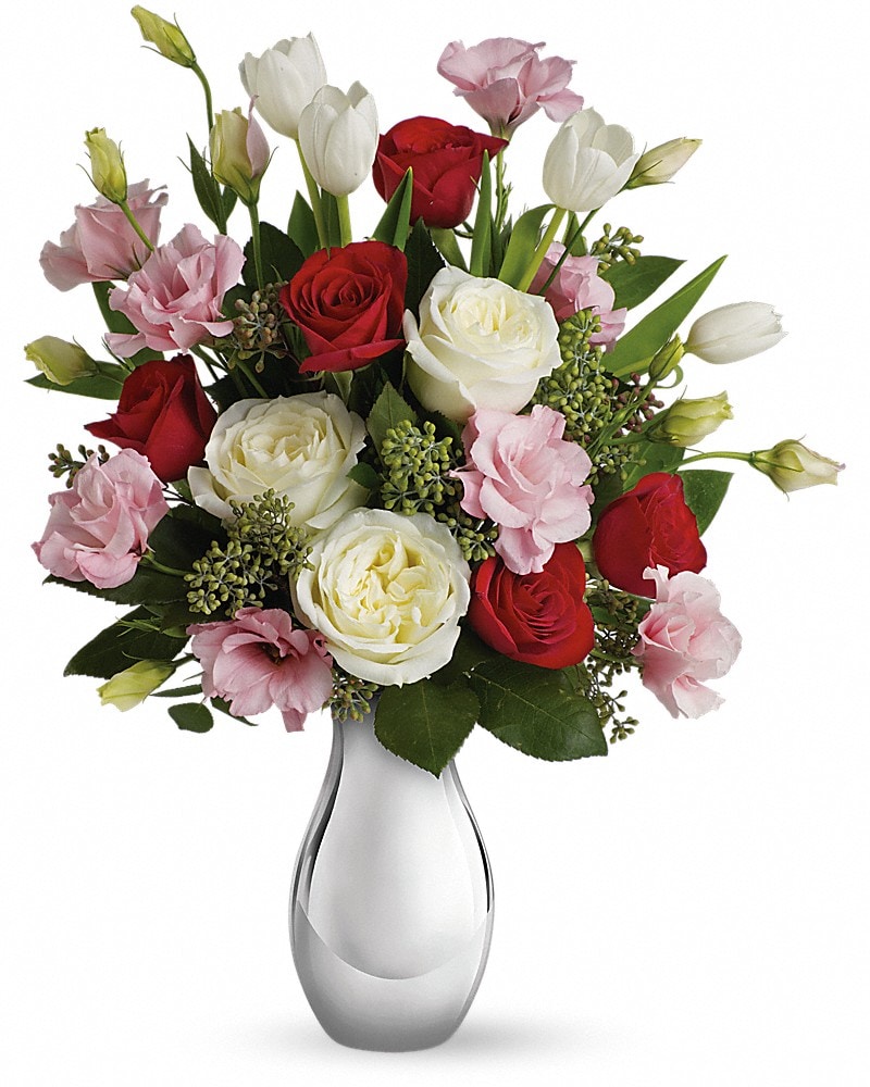 Teleflora Chevy With Roses Teleflora's Love Forever Bouquet with Red Roses - by Peace and ...