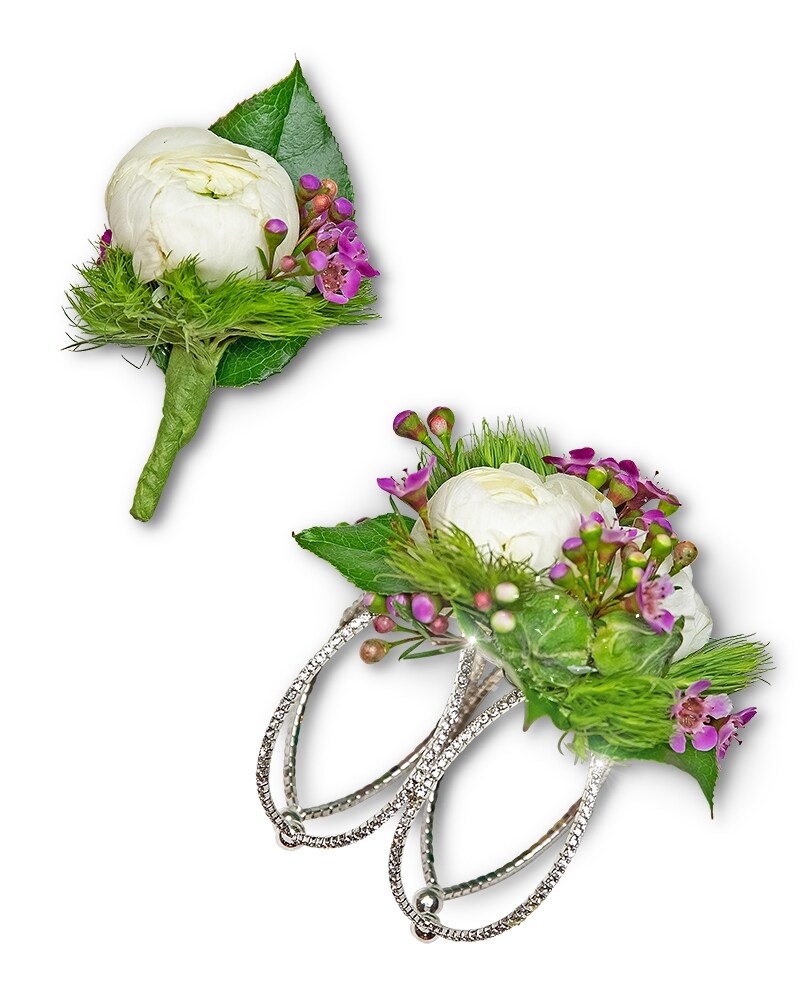 Boutonnière + Corsage Set