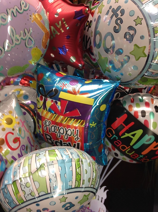 9 inch balloon on stick