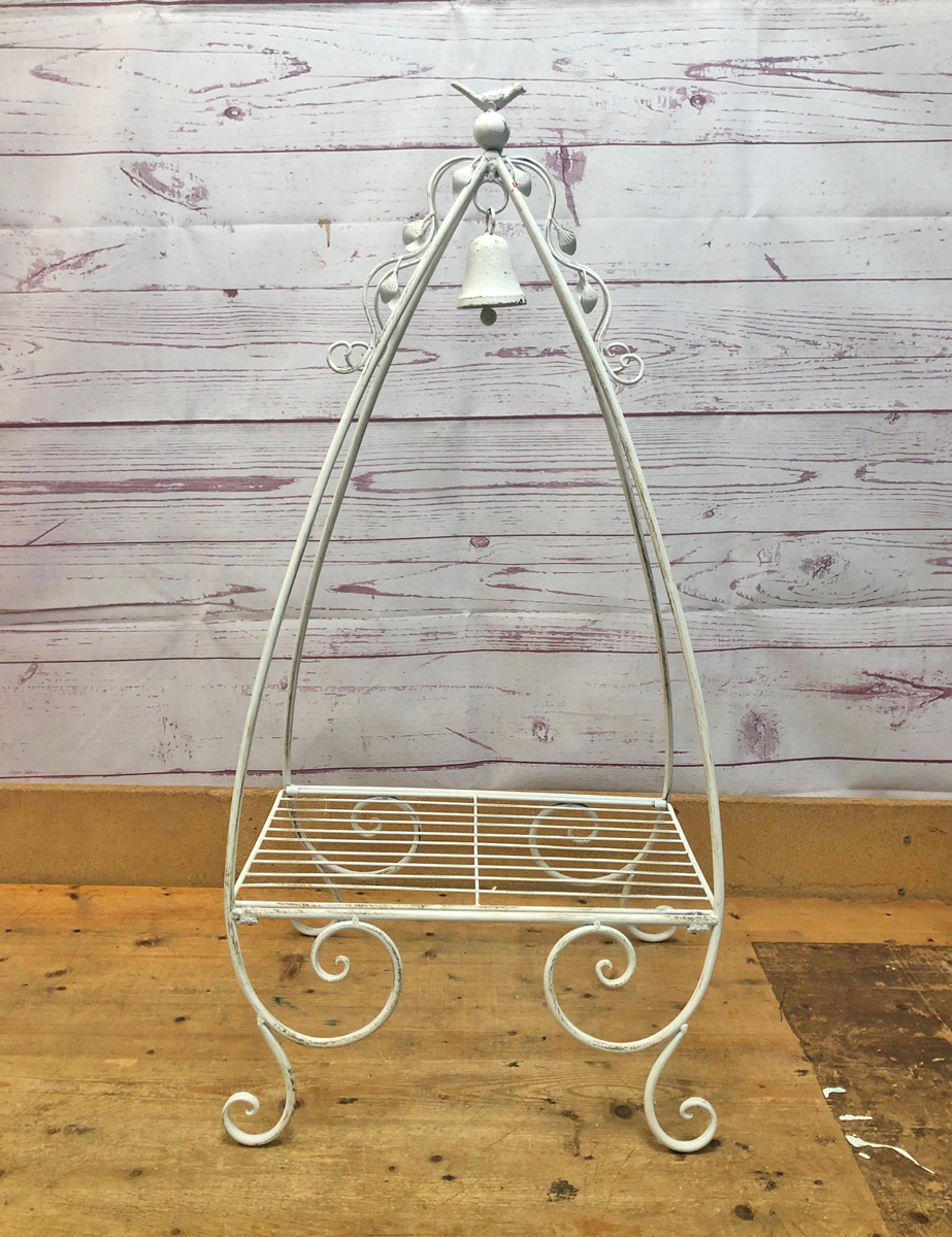 Bird and Bell Metal Plant Stand in Edwardsville, IL | Goff and