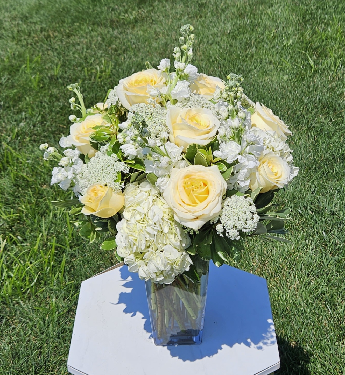Elegant Whites Designer's Choice Flower Delivery Wilmington MA