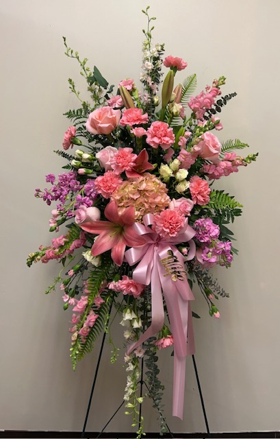 Standing Sprays Wreaths Flower Delivery Ravena NY - Janine's