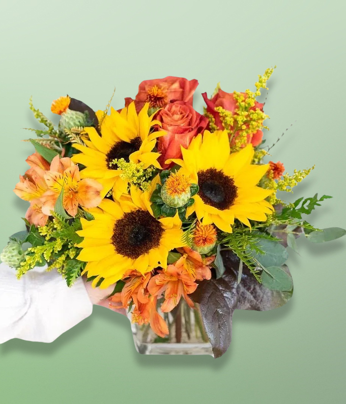 Pumpkin Patch Bouquet Flower Delivery Austin TX William Paul Floral