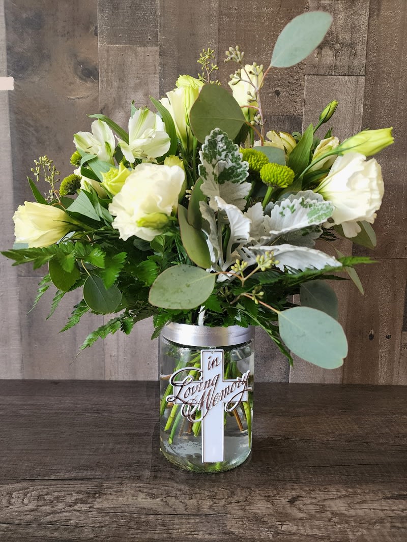 In Loving Memory Arrangement Flower Delivery WinstonSalem NC Florist