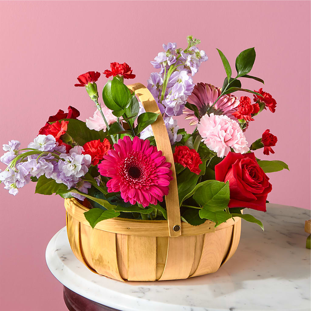 Flower Picnic Basket
