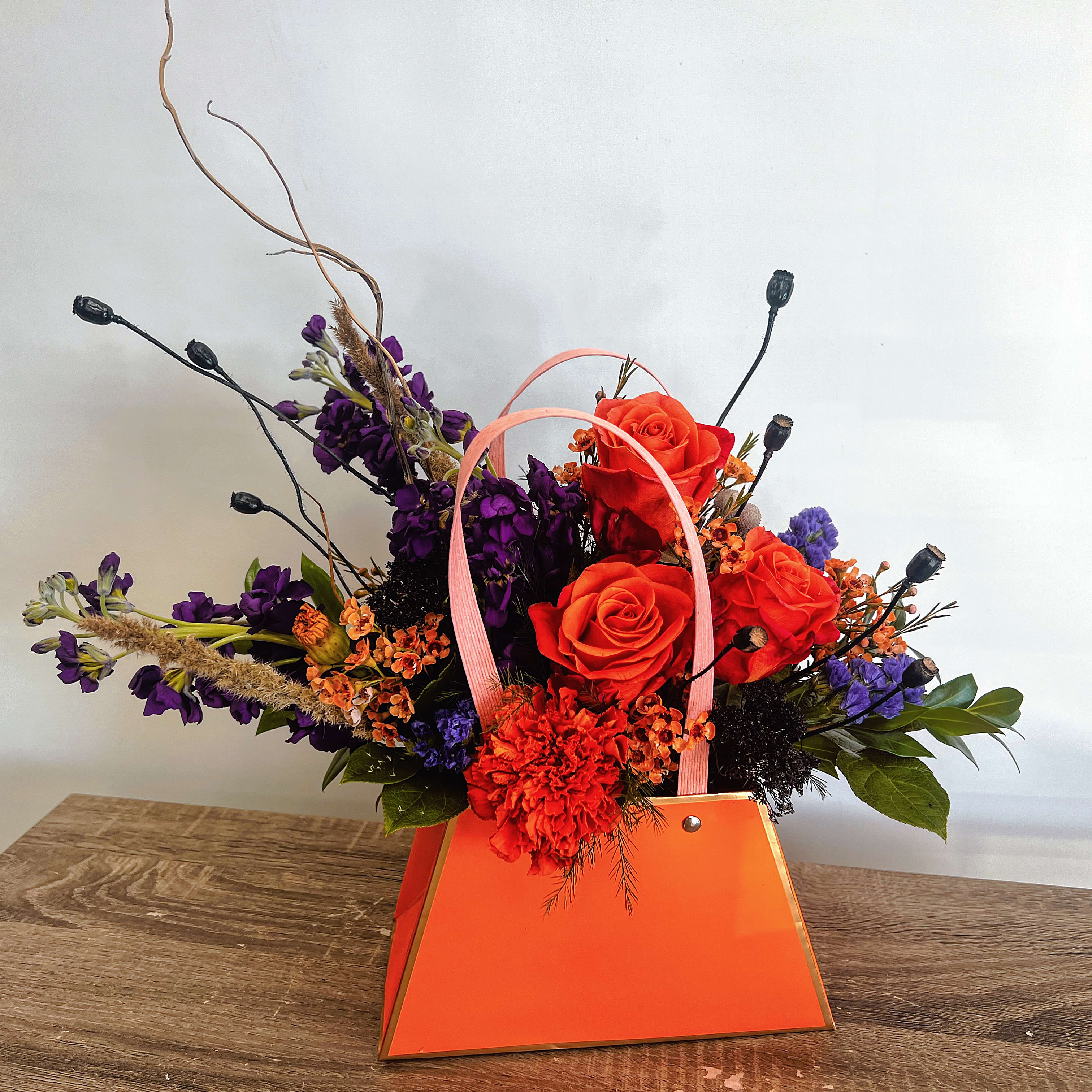 Halloween Floral Purse By Elite Flower Delivery Glendale AZ