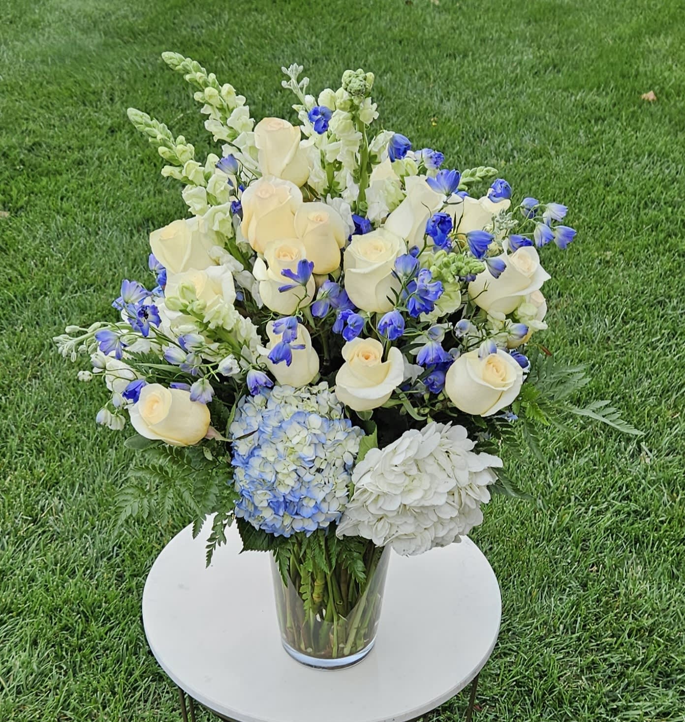 Baby Blue Blooms Flower Delivery Wilmington MA - Designs By Don Florist