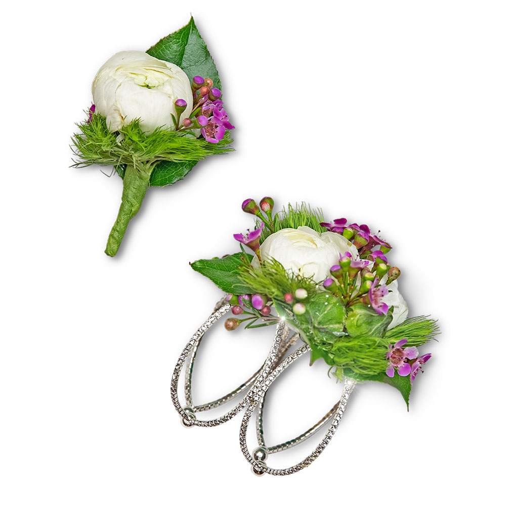 【Anyone more】[Corsage scarf set] Flower Shirring S/S T 22711_alt1__47081.1741622974.