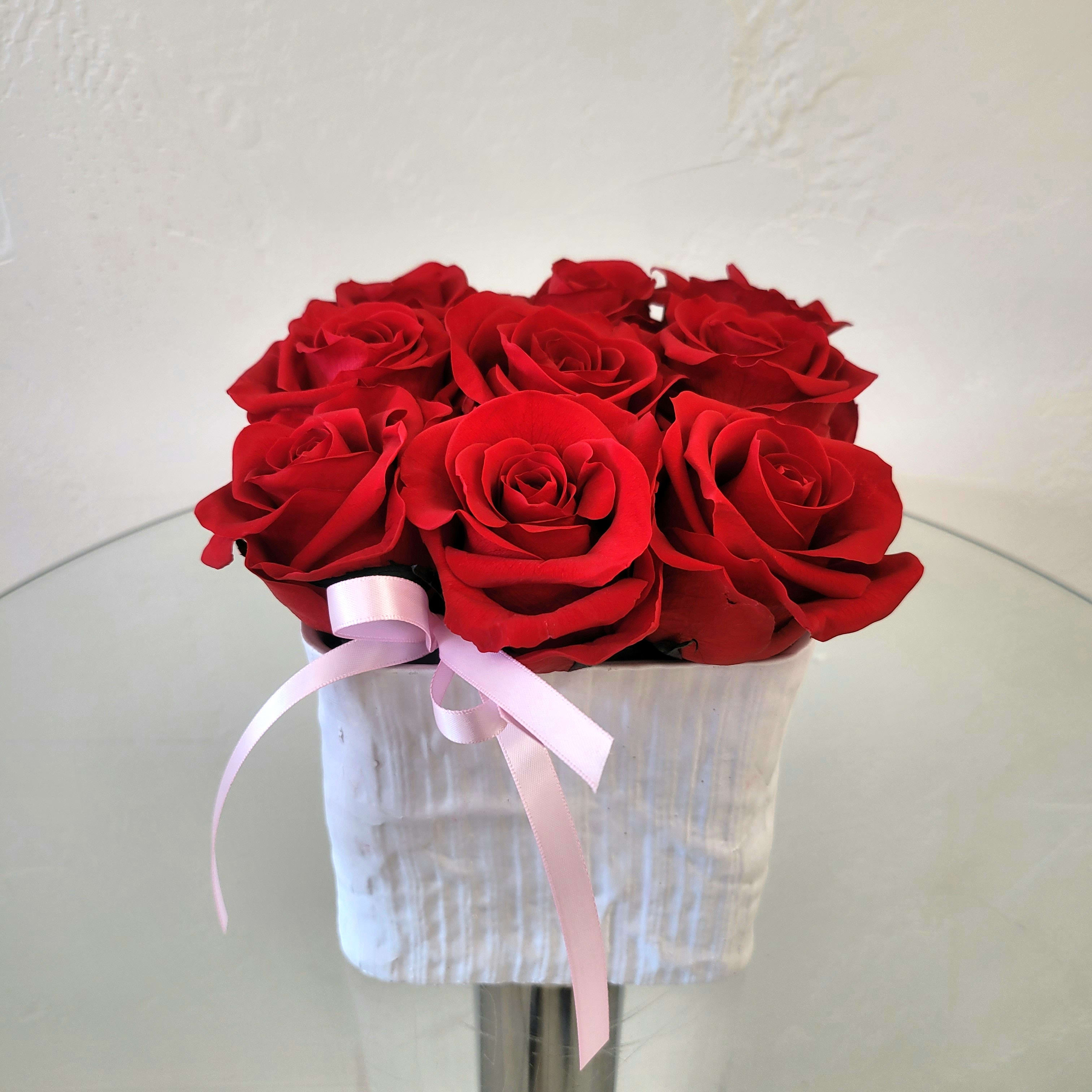 9 Preserved Roses | Nabi Florist