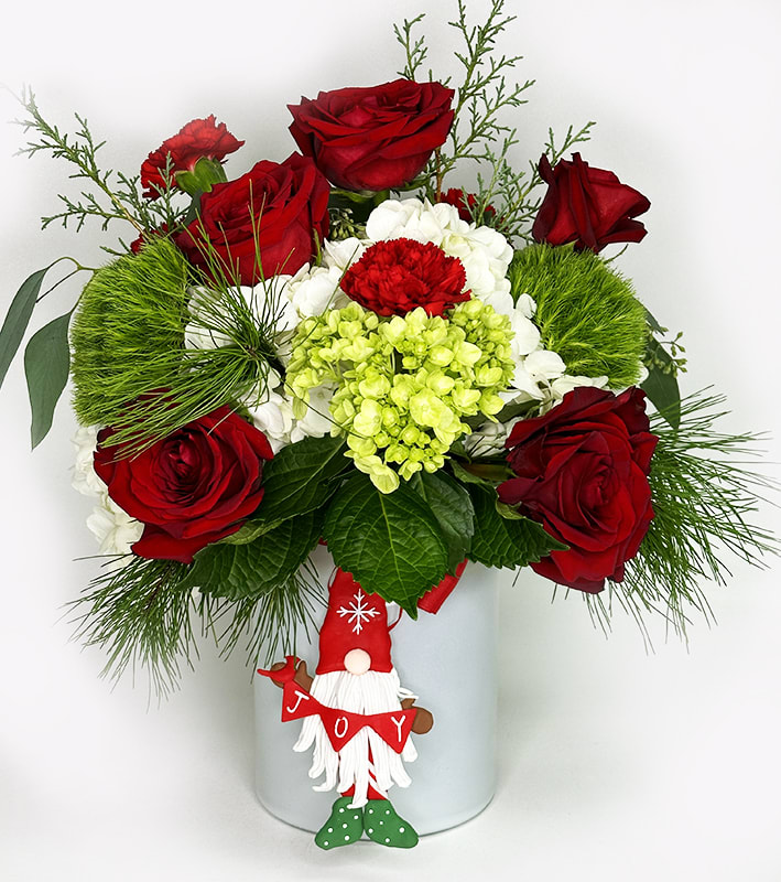 Dazzling Winter Wonderland Flower Arrangement, Winter Flower Arrangement 