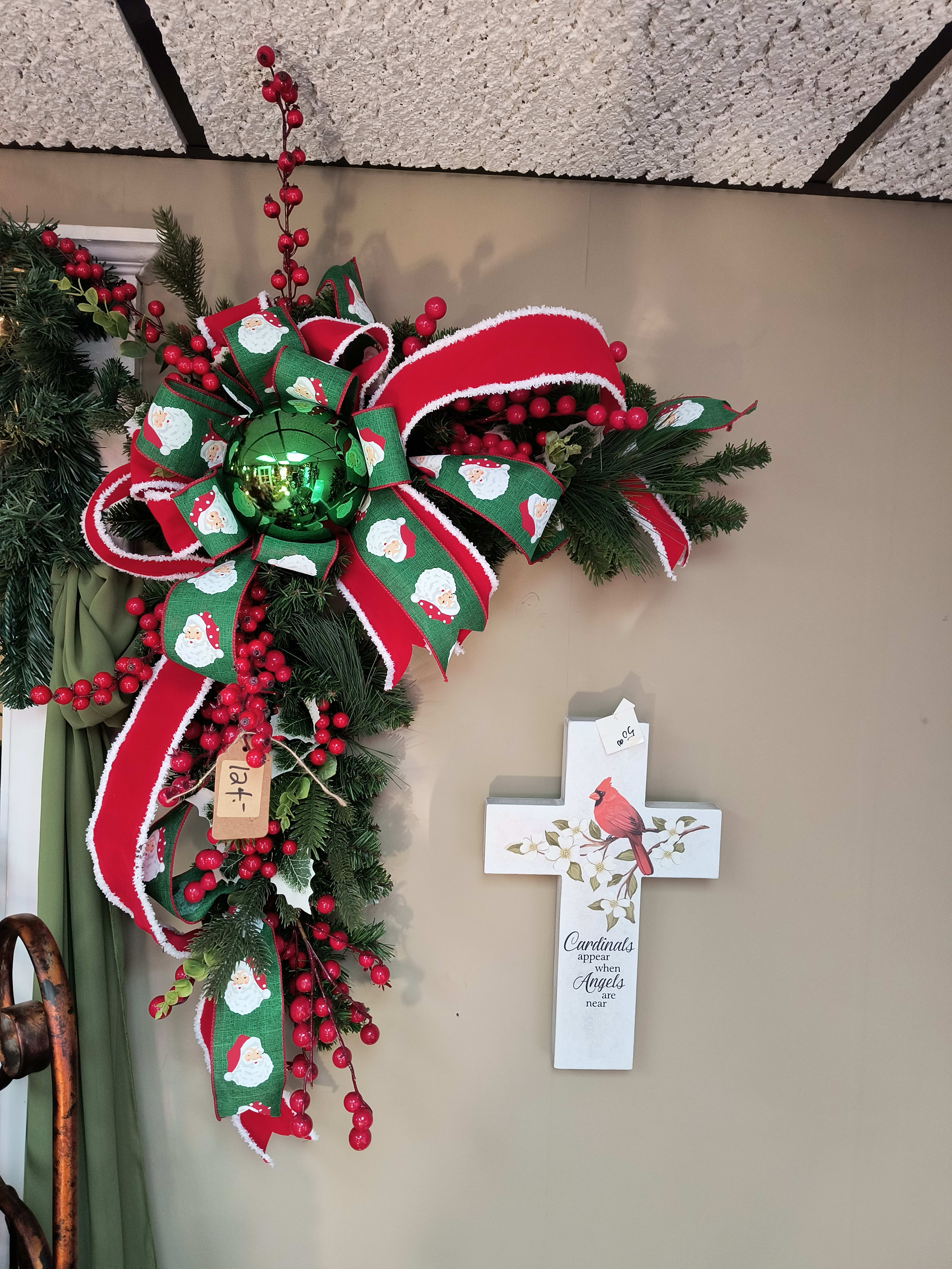 Santa's Christmas Corner Swag Flower Delivery Elizabethtown KY