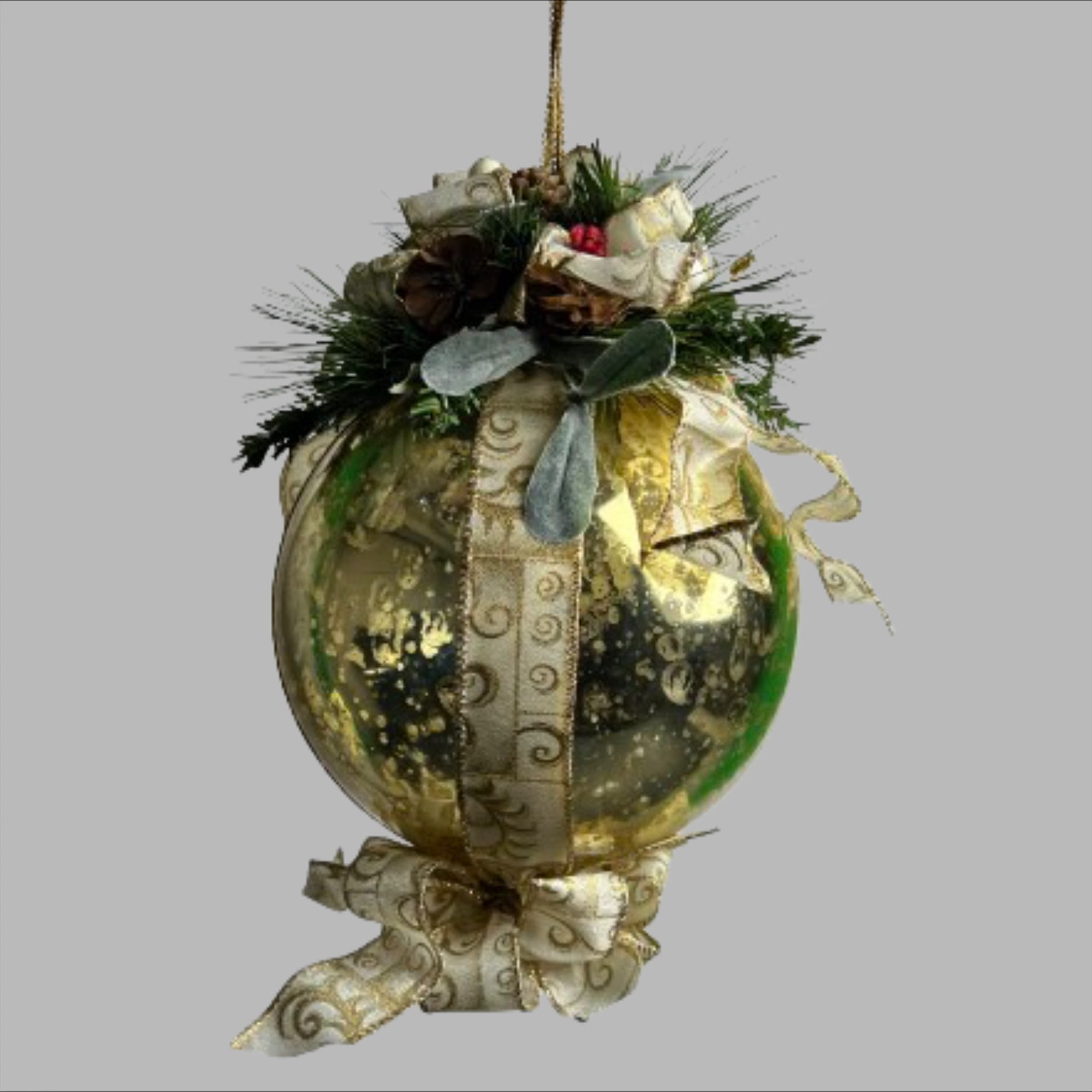 Mercury Kissing Ball Flower Delivery Tulsa OK Mrs. DeHavens Flower Shop