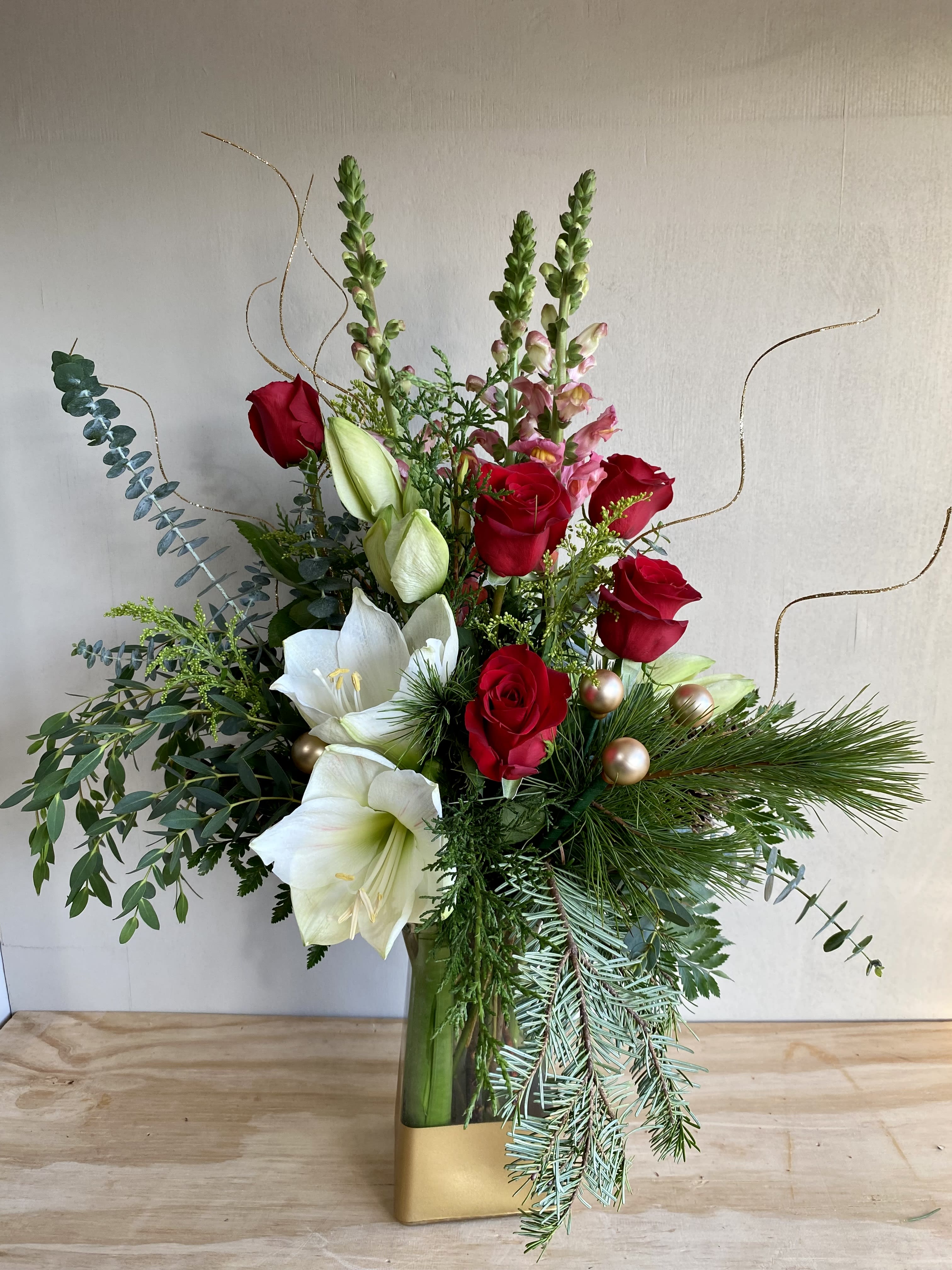 Holiday Blooms Flower Arrangement