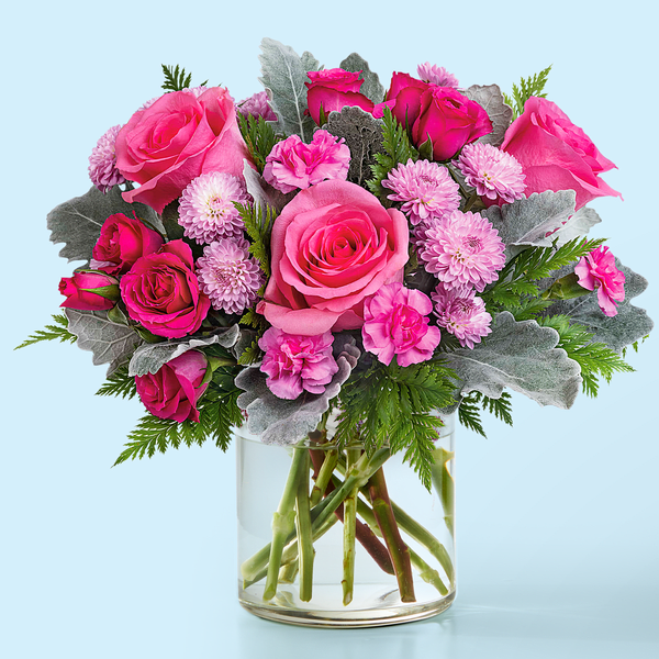 Pretty in Pink Flower Delivery Wake Forest NC Heritage Flowers