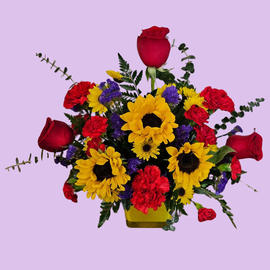 Let Your Love Shine Flower Delivery Gallipolis OH Basket Delights