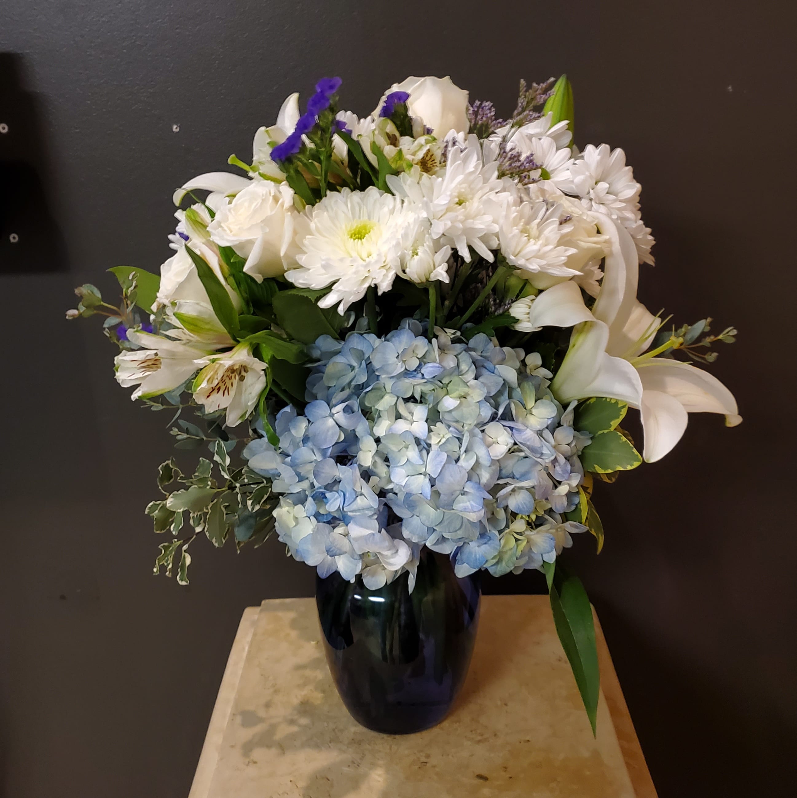 Beautiful in Blue Flower Delivery Chapel Hill NC Chapel Hill Florist